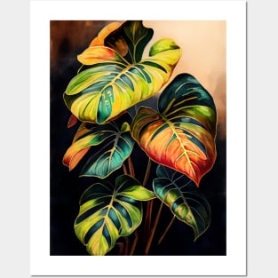 Philodendron plant art Posters and Art